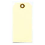 Etichette per spedizioni - in cartoncino - con foro - 120 x 57 mm - avana - conf. 1000 pezzi - Lebez - 80053 - 8007509057308 - DMwebShop - 1