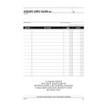 Blocco distinta acquisto carte valori 50,50 copie autoautoricalcanti 21,5 x 14,8 cm - 11672 - 1