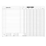 Blocco prima nota cassa-Iva con conto dare-avere - 50-50 copie autoricalcanti - 21,5 x 29,7 cm - Data Ufficio - DU16832C000 - 8008842585596 - DMwebShop - 1