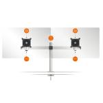 Braccio portamonitor PRO estensibile per 2 monitor - 11933 - 4