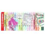 Evidenziatori Swing Cool Pastel punta a scalpello tratto 1,4 mm 18 colori assortiti - 12271 - 2