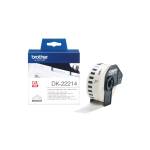 Rotolo etichetta continua - nero-bianco - 12 mm x 30,48 mt - DK22214 - Brother - DK-22214 - 4977766628525 - DMwebShop - 1