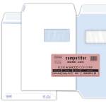 Busta a sacco Competitor FSC strip adesivo con finestra 23 x 33 cm 100 gr bianco - 3404