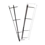 Pettini Velobind 4 denti 45 mm rosso - 9663