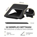 Supporto laptop Breyta nero - 14995 - 1