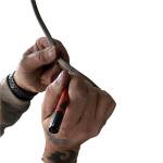 Marcatore permanente per elettricisti a doppia punta 0,4,1 mm arancione - 14282 - 3