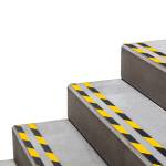 Nastro adesivo antiscivolo duraline grip 2,5 cm x 15 mt giallo nero - 13310 - 1