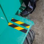 Nastro adesivo antiscivolo duraline grip 2,5 cm x 15 mt giallo nero - 13310 - 2