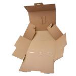 Scatola automontante per ecommerce Pick e Post - S - 26 x 19 x 10 cm - giallo-blu - Blasetti - 0262 - 8007758026216 - DMwebShop - 2