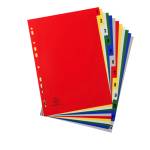 Divisori Numerici 1,12 PPL opaco A4 colori assortiti - 13848 - 1