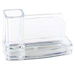 Portatutto da scrivania acrilico 20 x 12 x 10 cm trasparente - 12502 - 1