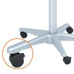 Lavagna portablocco Classic con ruote 100 x 70 cm bracci estensibili bianco - 13529 - 4