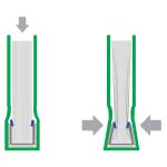 Copertine Impressbind - flessibile - 3,5 mm - blu - scatola 10 pezzi - Leitz - 73980035 - 4002432373659 - DMwebShop - 1