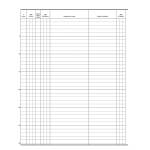 Registro persone alloggiate 31 x 24,5 cm 46 pagine - 14666 - 2