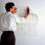 Blocco da parete Super Sticky 559RP 63,5 x 77,5 cm carta riciclata bianco 30 fogli - 13520 - 1