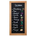 Lavagna Woody teak 20 x 40 cm Securit - 13483 - 1