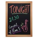 Lavagna Woody teak 30 x 40 cm - 13501 - 1