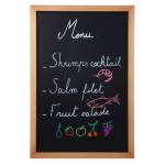 Lavagna Woody teak 40 x 60 cm Securit - 13499 - 2