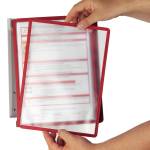 Leggio da parete Vario Wall 5 - 5 pannelli Sherpa inclusi - rosso - Durable - 5551-03 - 4005546506487 - DMwebShop - 1