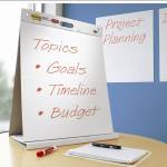 Blocco-Lavagna da tavolo Super Sticky autoportante - 20 fogli - 58,4 x 50,8 cm - bianco - Post-it - 7100171595 - 53200029777 - DMwebShop - 1