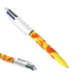Penna sfera scatto multifunzione 4 Colours Velours - punta 1 mm - 4 colori - scatola 12 pezzi - Bic - 9672771 - 3086123542532 - DMwebShop - 1