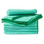 Panni microfibra Ultrega - 40 x 40 cm - verde - pack 10 pezzi - Perfetto - 26603 - 8052474266033 - DMwebShop - 2