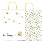 Shoppers con manici 26x34,5 cm fantasie assortite - 15388 - 2