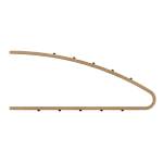 Poggiapiedi ergonomico ERGOFEET legno - 14841 - 2