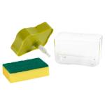 Dispenser detersivo stoviglie ProntoPiatti - con spugna abrasiva - 350 ml - Perfetto - 29118 - 8052474291189 - DMwebShop - 1