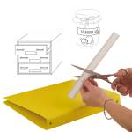 Portaetichette adesivo Ies - L40 - 40 x 300 mm - grigio - conf. 10 pezzi - Sei Rota - 310040 - 8004972015040 - DMwebShop - 1