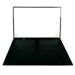 Sottomani doppio in similpelle - nero - 48 x 32 cm - City Time - 2190-N - 8002787021904 - DMwebShop - 1