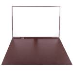 Sottomani doppio in similpelle - marrone scuro - 48 x 32 cm - City Time - 2190-M - 8002787219059 - DMwebShop - 1