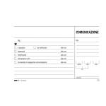 Blocco comunicazioni telefoniche 50,50 fogli autoautoricalcanti 9,9 x 17 cm - 16611 - 1