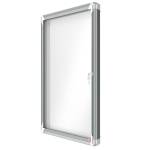 Bacheca per esterni fondo magnetico bianco 6 fogli A4 orizzontale - 16203 - 1