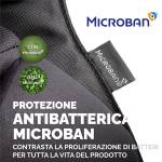 Supporto lombare ergonomico 38x37x5 cm nero - 17423 - 3