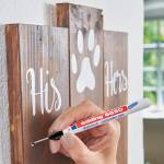 Marcatore Carpenter Pen 8850 - punta lunga e sottile - nero - Edding - E-8850/1 - 4004764880805 - DMwebShop - 4