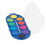 Pastiglie Acquerelli diametro 44 mm colori assortiti astuccio 10 pastiglie Primo 120A10SG - 17379 - 1