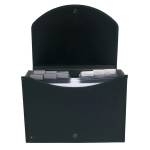 Classificatore Exacase 13 tasche PPL 33 x 26 cm nero - 16970 - 1