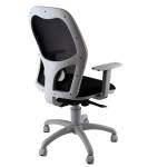 Seduta operativa Hubble Grafix con braccioli regolabili nero grigio - 17398 - 1