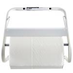 Porta bobina asciugatutto da muro - metallo - bianco - Perfetto - In Factory - 0464H - 98000957905293 - DMwebShop - 1