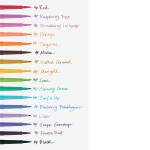 Pennarello Flair Nylon punta feltro - punta 1,1 mm - colori assortiti Candy Pop - conf.16 pezzi - Papermate - 2061395 - 3501179856216 - DMwebShop - 1