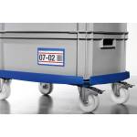 Buste identificative con bande adesive 150 x 67 mm blu - 17909 - 1