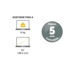 Supporto notebook Clarity - 35 x 27 x 13,4-20,4 cm - Fellowes - 9731401 - 43859752737 - DMwebShop - 5