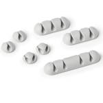 Mix Clip Cavoline fermacavi adesivi grigio - 16654 - 1