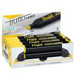 Evidenziatore Video pastel - punta a scalpello - da 1 - 5 mm - giallo limone - conf. 12 pezzi - Tratto - 833501 - 8000825025174 - DMwebShop - 1