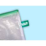 Busta a rete con cerniera gialla - PVC - A5 - 20 x 25 cm - trasparente - conf. 5 pezzi - Starline - 3301 stl - 8025133103123 - DMwebShop - 1