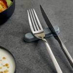 Poggiaposate 8 x 2 x 1 cm melamina grigio - 18228 - 1