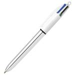 Penna sfera scatto multifunzione 4 Colors Shine punta 1 mm fusto silver - 19150 - 1