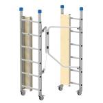 Trabattello Dinamico 168 x 75 x 180 cm alluminio - 18334 - 2