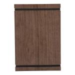 PortaMenu Tablet con elastici 32 x 22 cm legno di noce - 18683 - 4